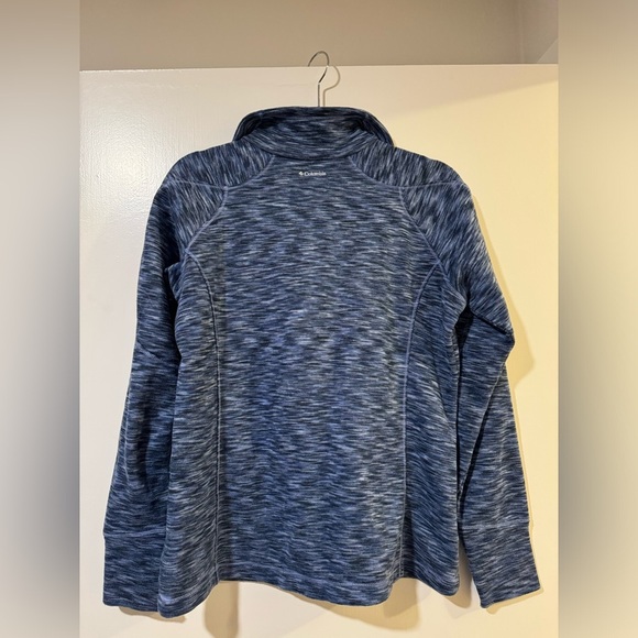 Columbia zip up jacket with thumb holes size xl blue - Picture 3 of 6